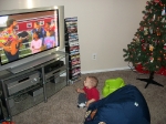 This is Dan's great nephew, Elijah, watching Dan Crow's DVD